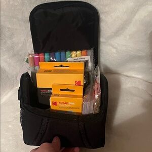 Kodak Step Instant Mobile Photo Printer with Black Case with accessories